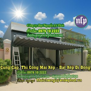 Thi Công Lắp Bạt Mái Che Di Động Nhà Xưởng Công Ty