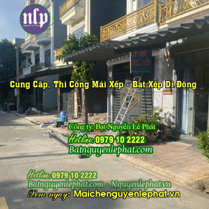 Thi Công Lắp Đặt Bạt Mái Che Nắng Kéo Tay tại Dĩ An