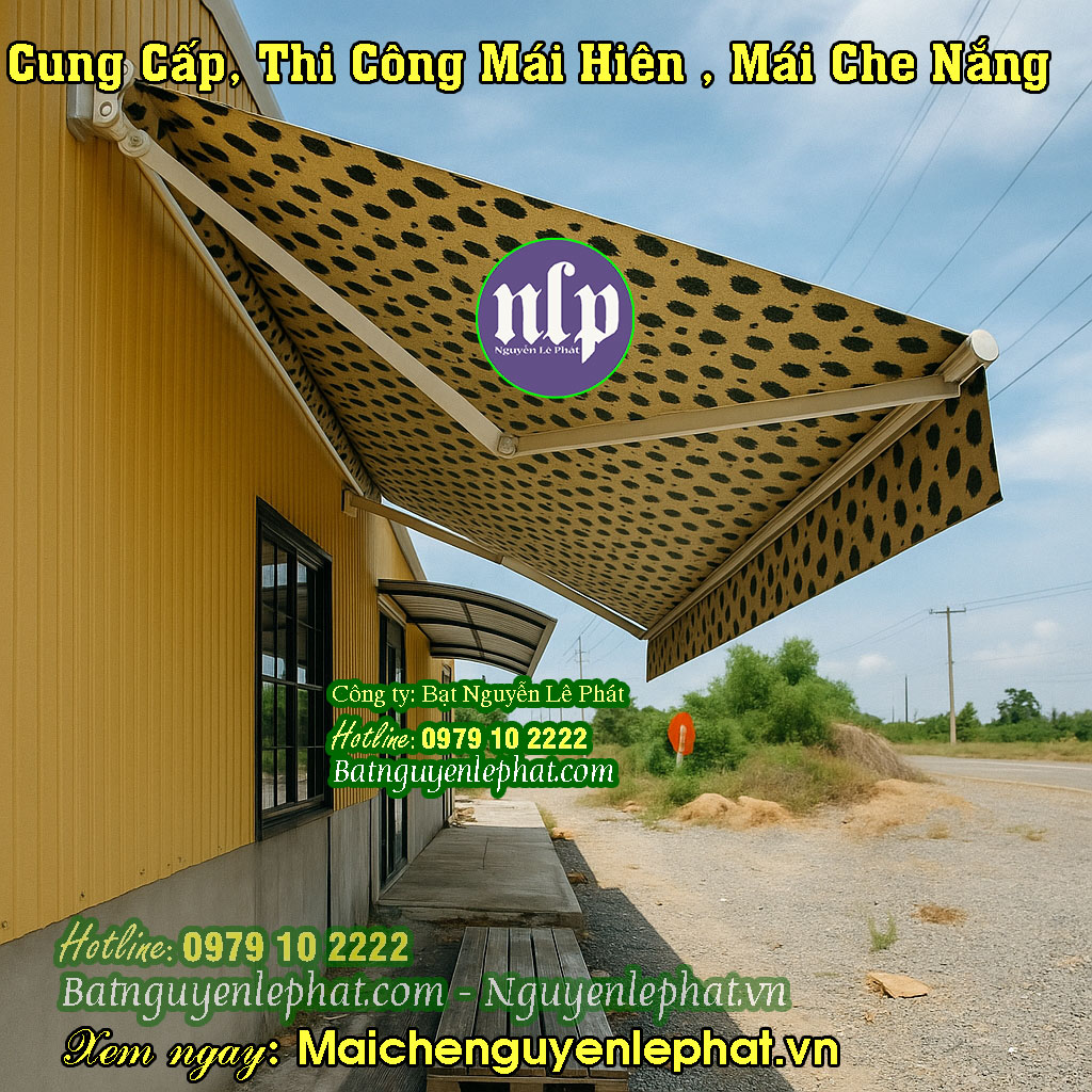 Mái hiên quay tay Mái hiên quay tay