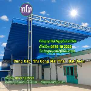 Bạt Che Nắng Mưa Ngoài Trời Thả Tự Cuốn tại Vinh - Nghệ An