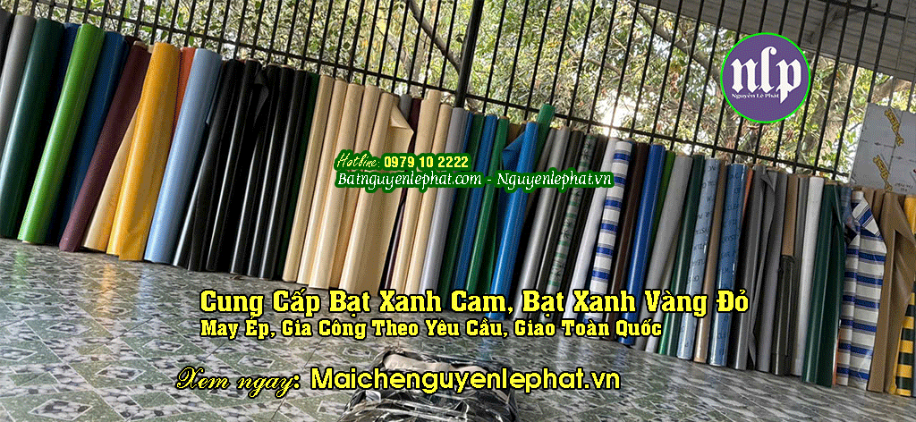 bạt che nắng mưa khổ 6m Cung Cấp Bạt Bạt Sọc Che Công Trình Xây Dựng