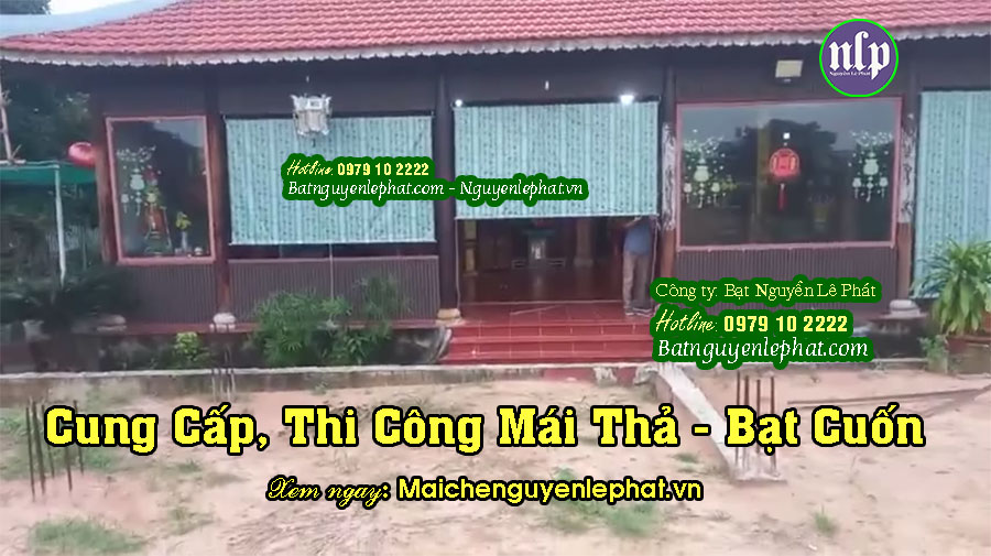 Bạt che mái thả tại Tiền Giang