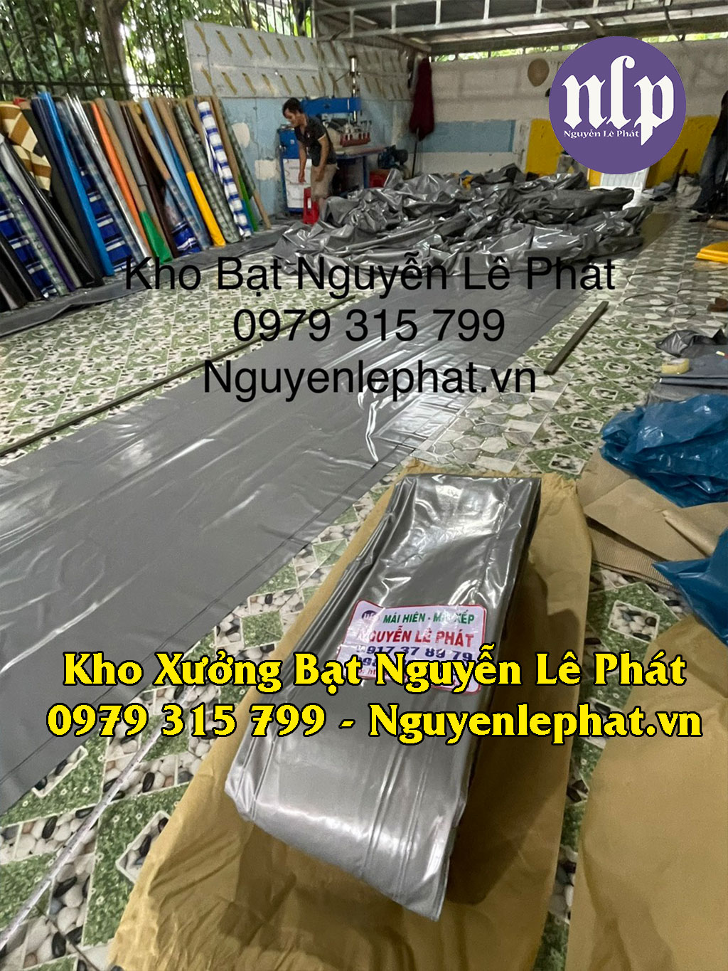 bạt xanh cam che xe tải, xe ba gác bạt xanh cam che xe tải, xe ba gác