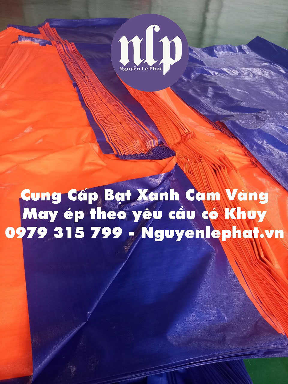Bạt 2 da xanh cam Bạt xanh cam