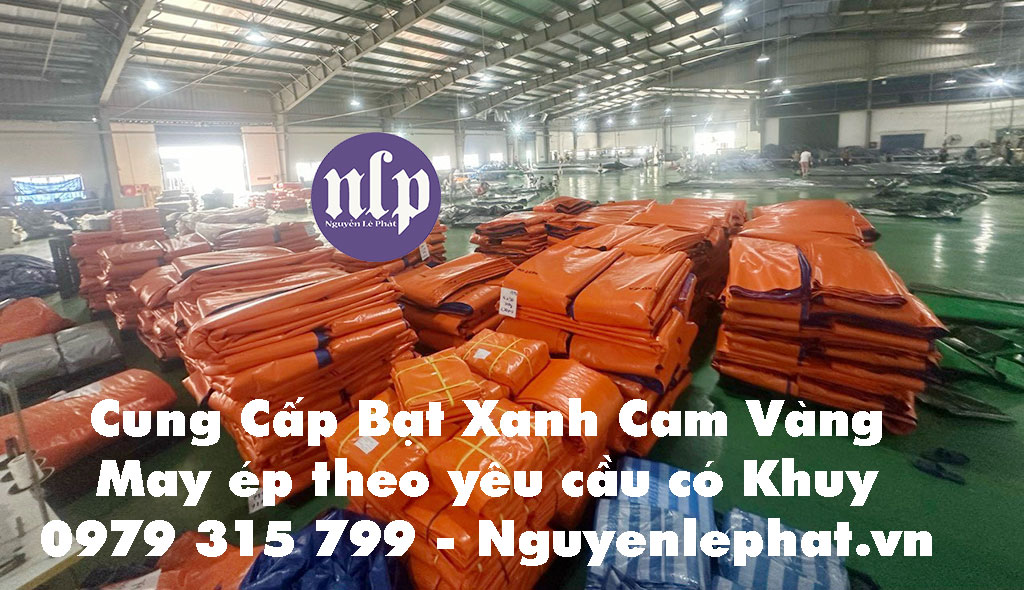 bạt xanh cam che hàng hóa ngoài trời bạt xanh cam che hàng hóa ngoài trời