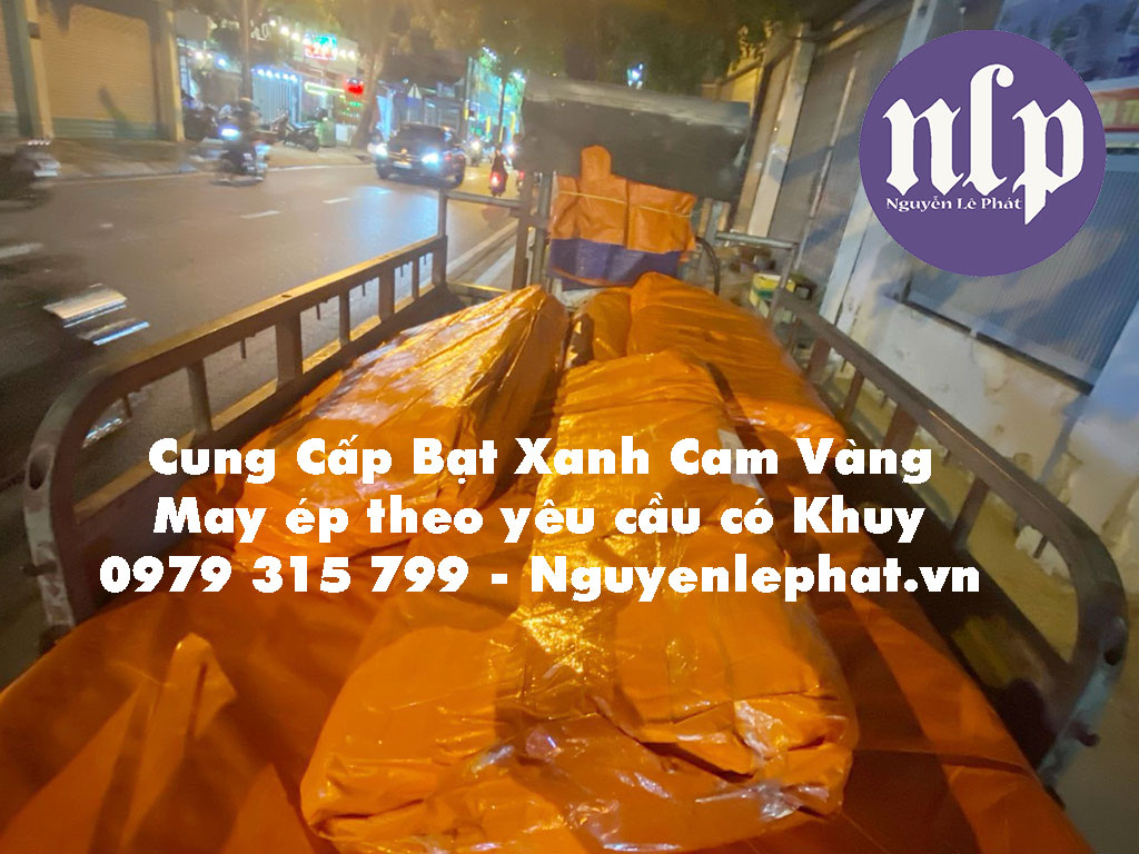 Giá bạt xanh cam khổ 4m Giá bạt xanh cam khổ 4m