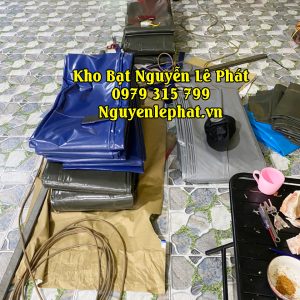 Bạt Xanh Cam Che Nắng Mưa Hàng Hóa Công Trình Ngoài Trời tại Bình Dương