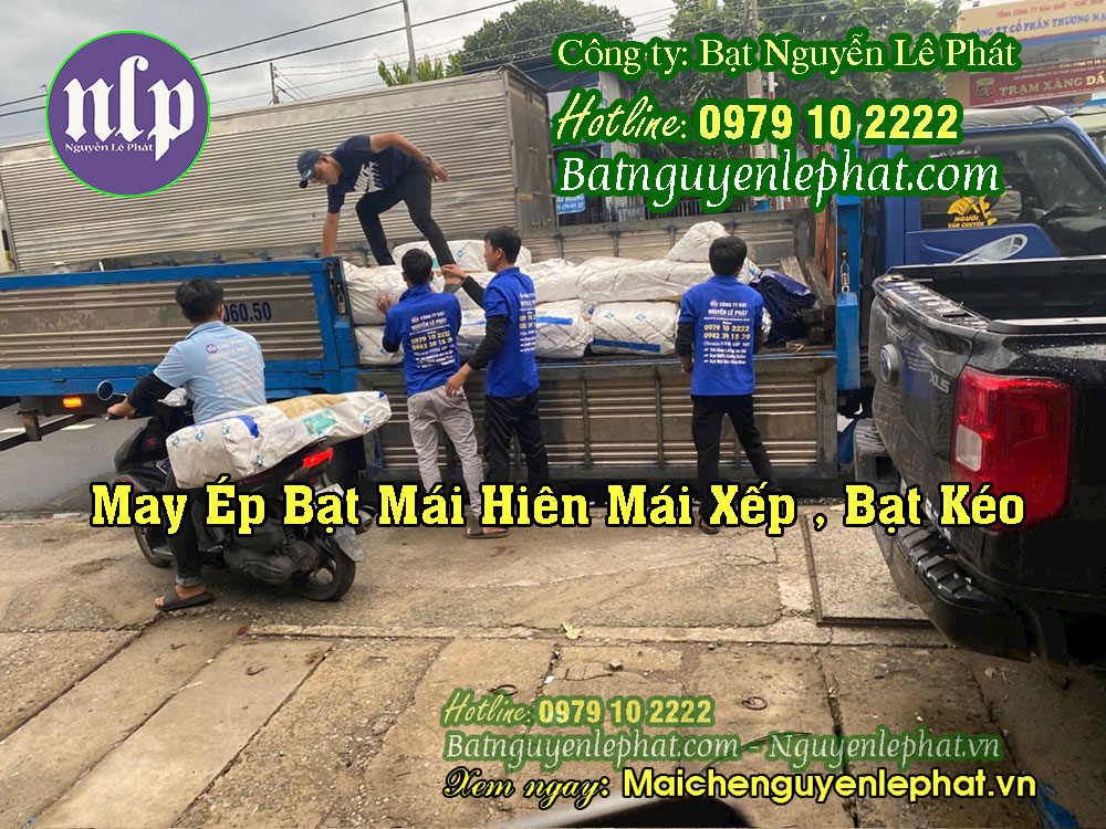 may ép bạt xanh cam theo yêu cầu may ép bạt xanh cam theo yêu cầu