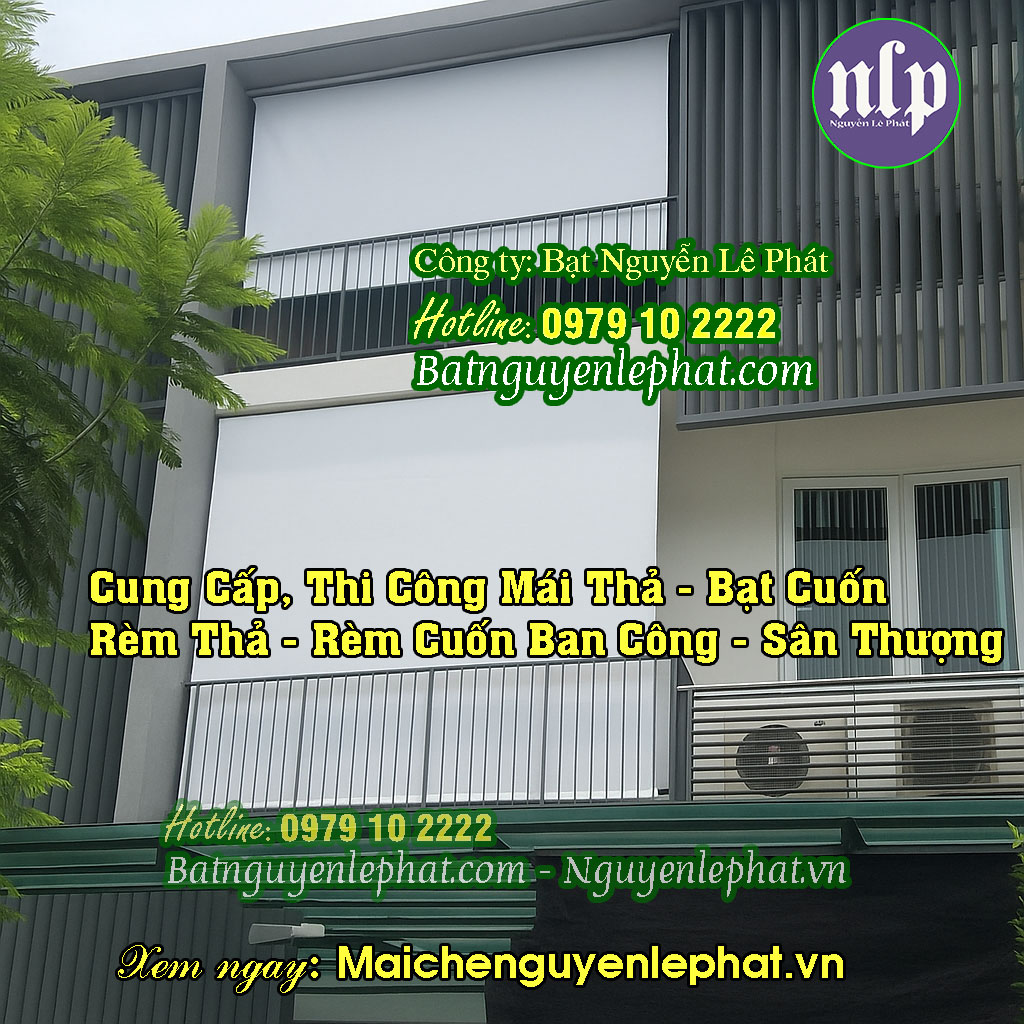 Bạt Mái Thả Che Nắng Mưa Tại Kiên Giang