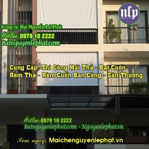 Lắp rèm bạt cuốn tay quay tự động tphcm