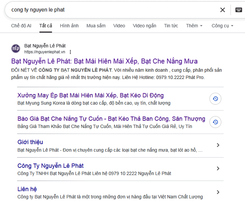 Công ty Bạt Nguyễn Lê Phát