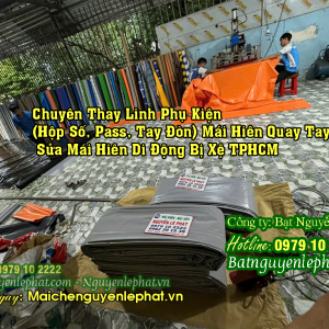 Bạt Xanh Cam Che Nắng Mưa Hàng Hóa Công Trình Ngoài Trời tại Bình Dương