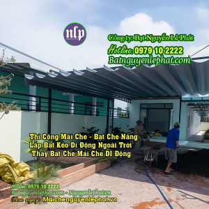 Thi Công Mái Bạt Che Nắng Mưa Ngoài Trời Tại Vietsing – Vincom Dĩ An