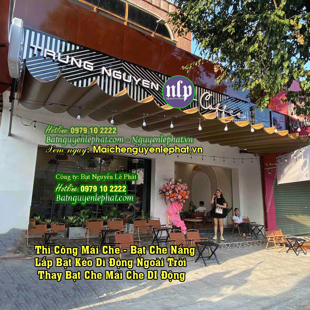 Lắp Mái Bạt Che Nắng Mưa tại Chánh Nghĩa - Thủ Dầu Một