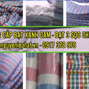 Bạt Xanh Cam Che Nắng Mưa Hàng Hóa Công Trình Ngoài Trời tại Dĩ An