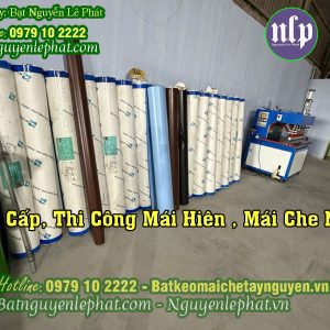 May Bạt Mái Hiên Mái Xếp Che Nắng Mưa tại Buôn Ma Thuột - Đắk Lắk